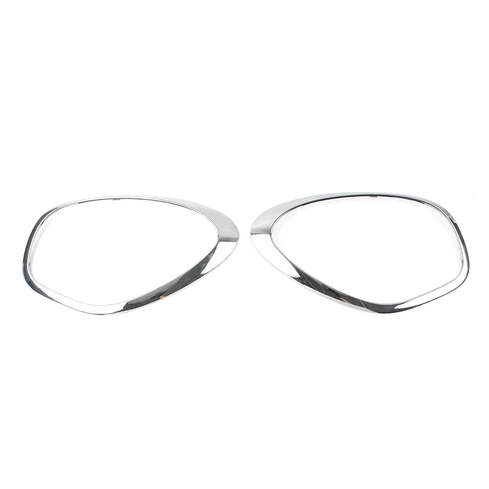 2X Headlight Ring Bezel Trim Cover for BMW Mini Cooper (2011–2016)