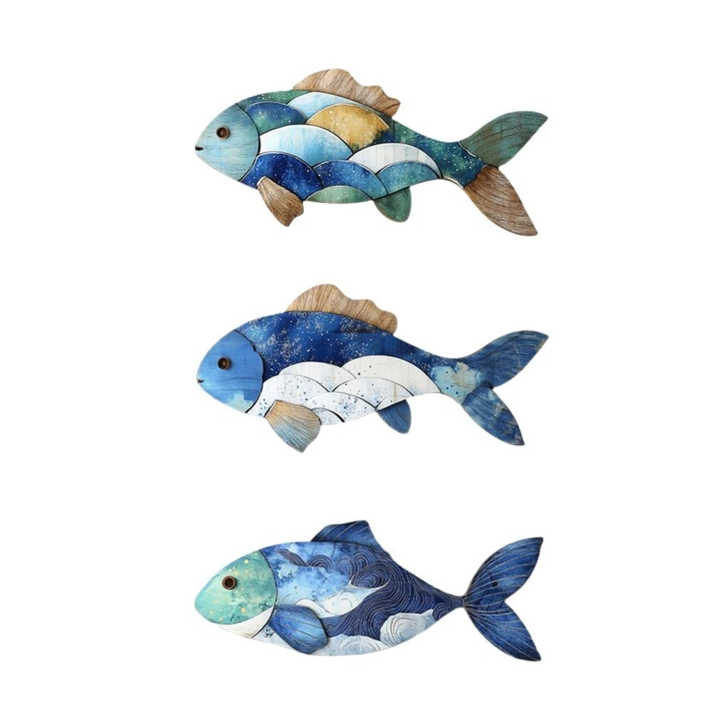 Wall Hanging Turtle Fish Decor for Children's Space