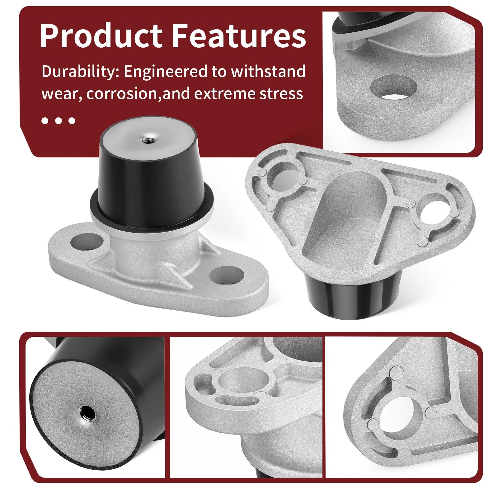 Engine Motor Mounts Front Rear for Sea-Doo Fish Pro GTX 155 170 215 230 300 325