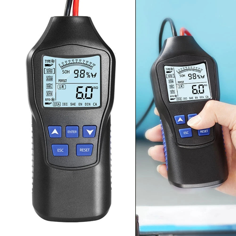 Multi Function Car Battery Tester LCD Display 12V24V Diagnostic Device