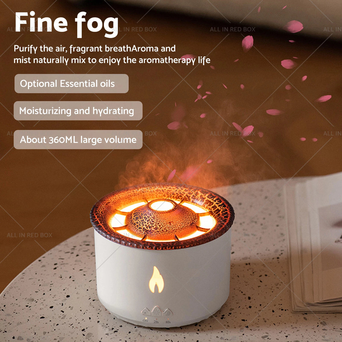 360ml Essential Oil Diffuser Humidifier for Home Bedroom