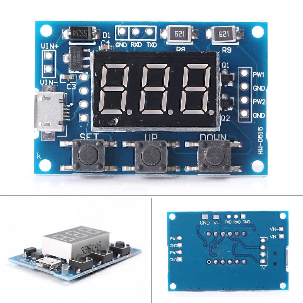 Adjustable PWM Pulse Frequency Duty Cycle Square Wave Signal Generator Module
