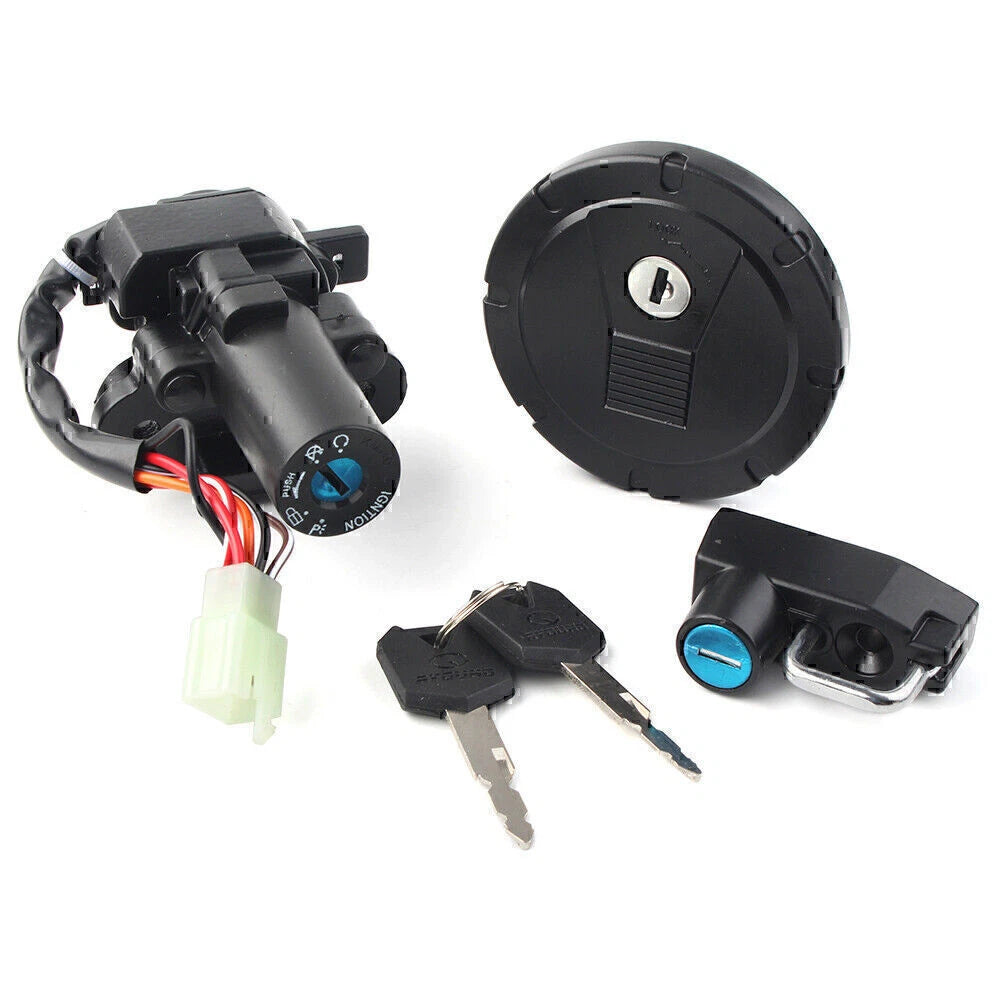 1 Set Ignition Switch Fuel Gas Cap Lock Fit Kawasaki KLX250/250S/SF KLX125 KL250
