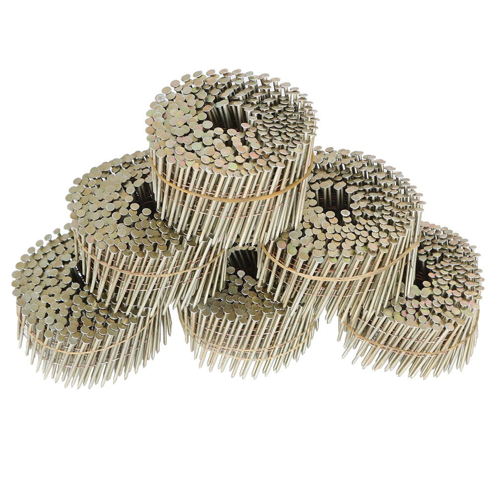 3600-Piece 15 Degree Galvanized Siding Nails 2-1/2” × .09” Ring Shank