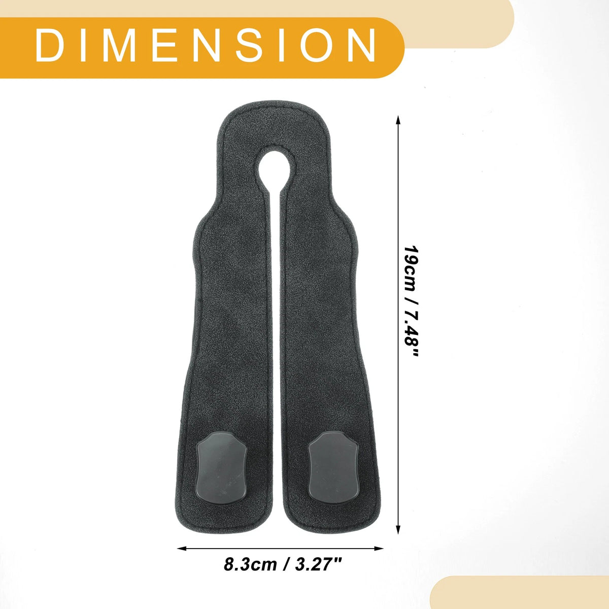 1 Pcs Universal Car Seat Headrest Hook for Purses and Bags (7.48"x3.27")