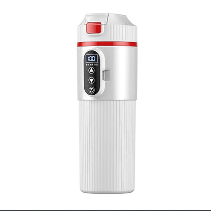 Electric Car Kettle 500ml with LCD Display and Adjustable Heat Settings