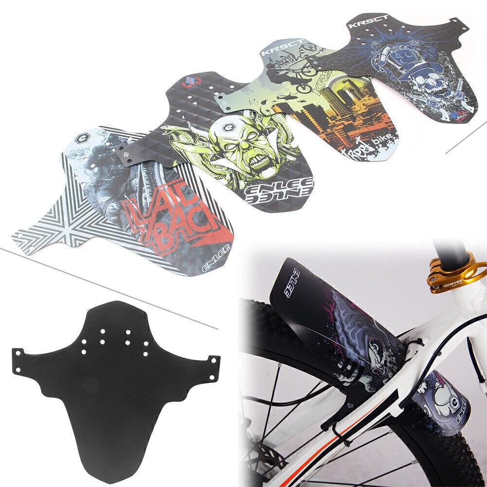 Mudguard for Bicycle MTB Front Fork/Rear Wheel (Universal Fit)