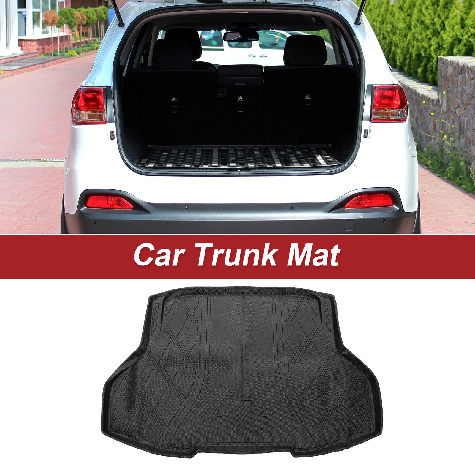 Cargo Liner Rear Trunk Mat TPE for Honda Civic Type R (2017–2021)