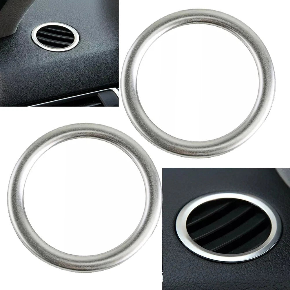 For Benz GLK and ML Models Air Vents Covers with Elegant Silver Finish 2Pc
