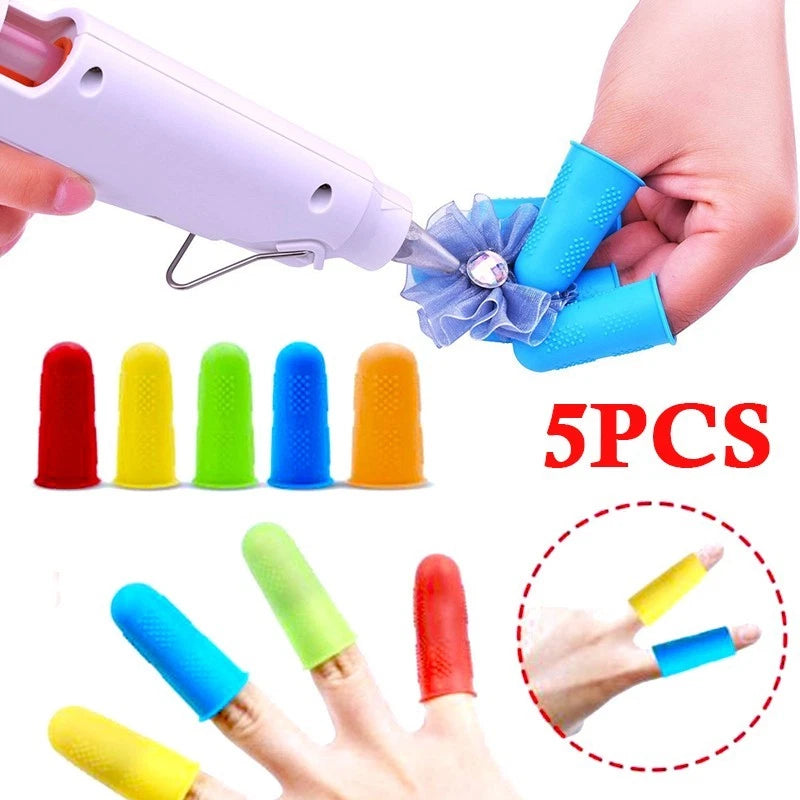 Silicone Finger Tips Protector Cover for Craft-work Hot Glue