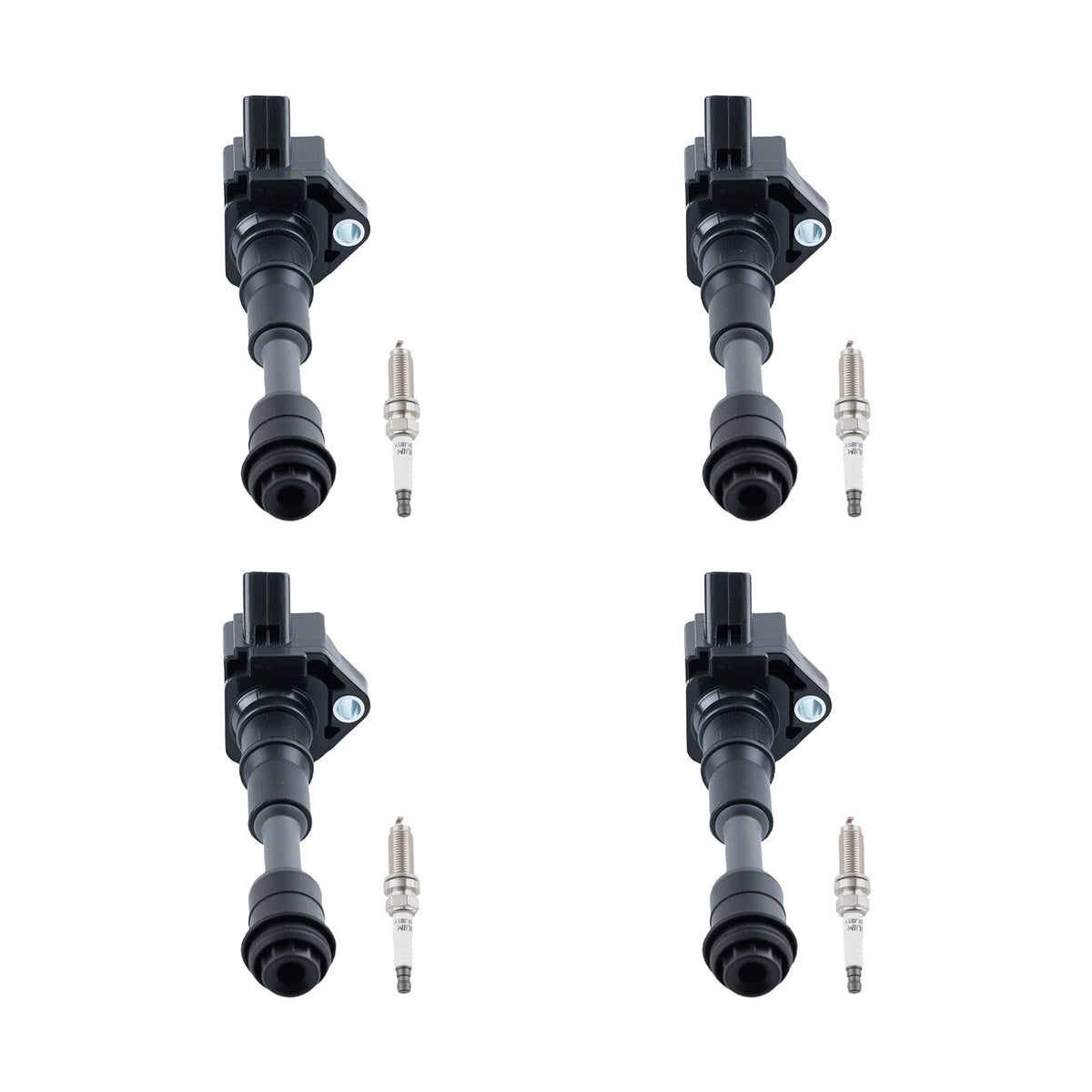 4X Ignition Coil + 4X Iridium Spark Plug for Volvo L4 2.0L (2015–2021)