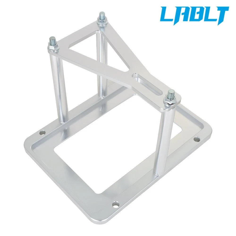 Billet Car Battery Tray Hold Down for Trunk Relocation Box (Aluminum)