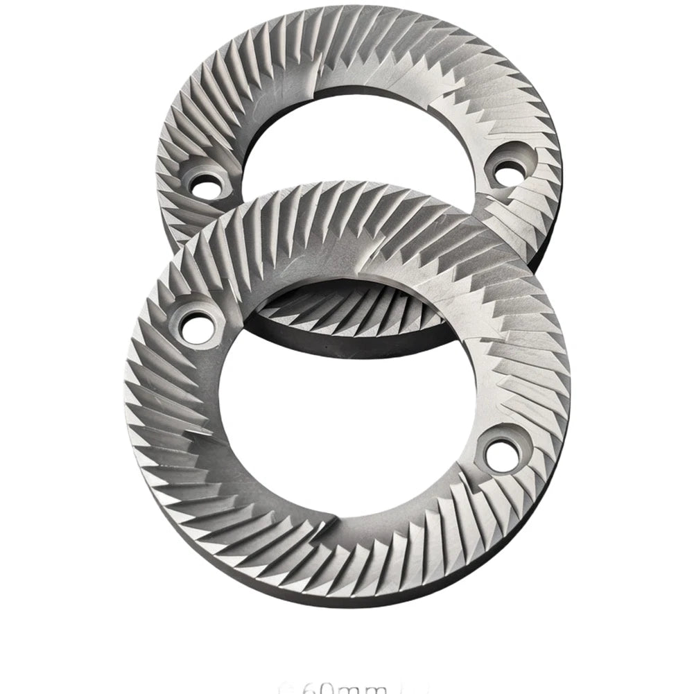 2 Piece 60mm Stainless Steel Discs for Espresso Grinder