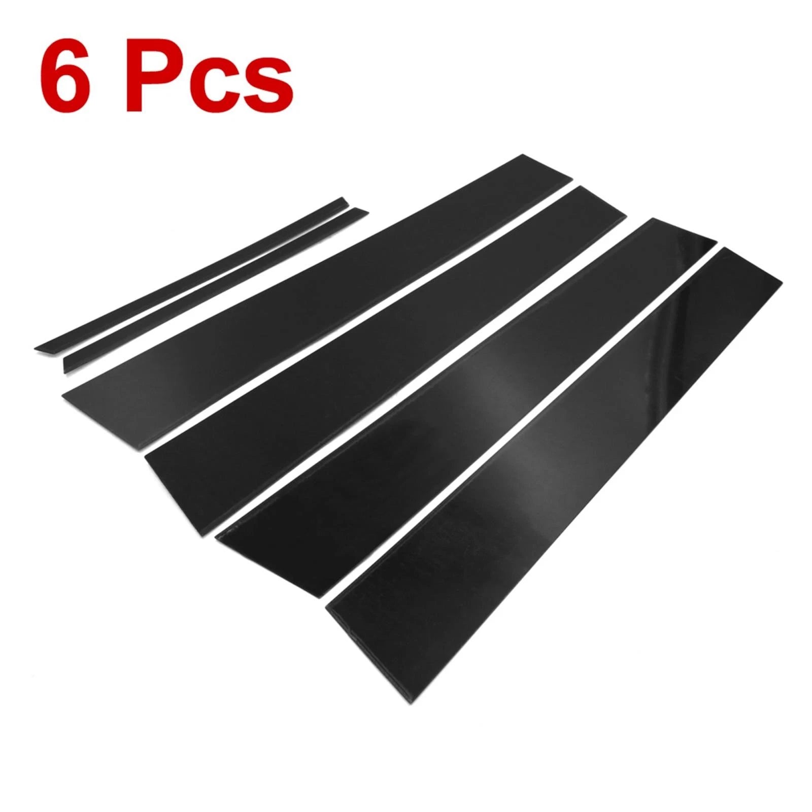 6pcs Door Window Pillar Post Protector Cover Trim for Toyota Corolla (2014–2018)