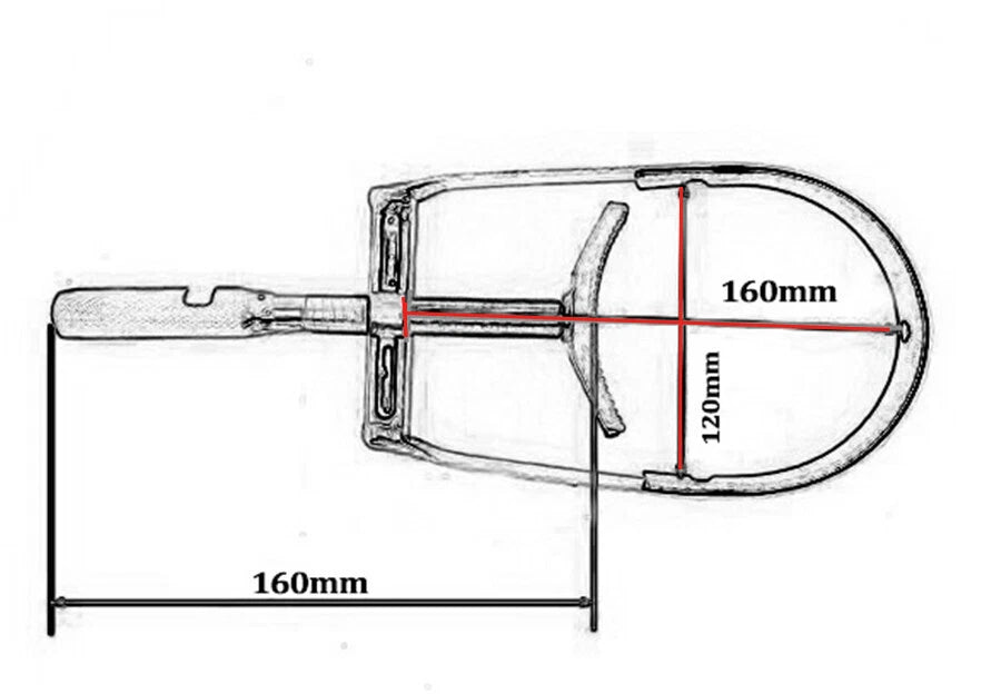 Heavy Duty Flywheel Holder Tool for ATV Motorcycle (Adjustable)