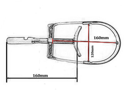 Heavy Duty Flywheel Holder Tool for ATV Motorcycle (Adjustable)