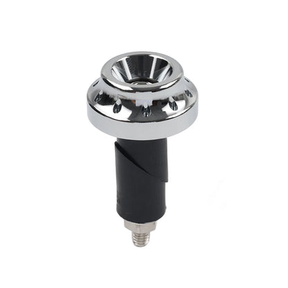 Pair of Chrome Handlebar Grips for Motorcycle (7/8'' & 1'')