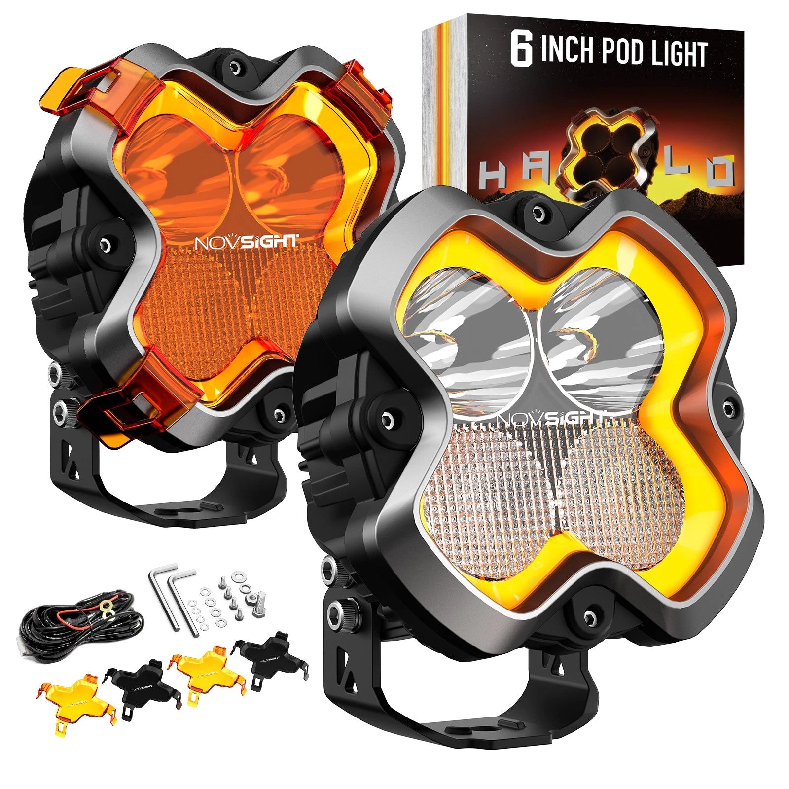 2X LED Work Light Pod for Off Road Vehicles (2010–2023)