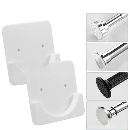 Heavy Duty Rod Holder for Curtains Shower Rods (NonSlip, ABS)