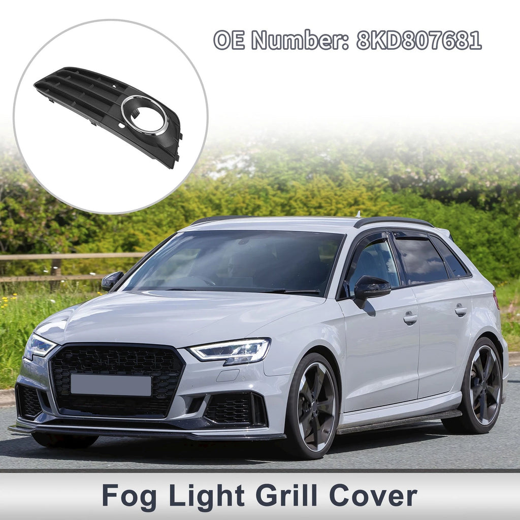 1 Pc Front Left Fog Light Grill Replacement for Audi A4 (2009–2011)