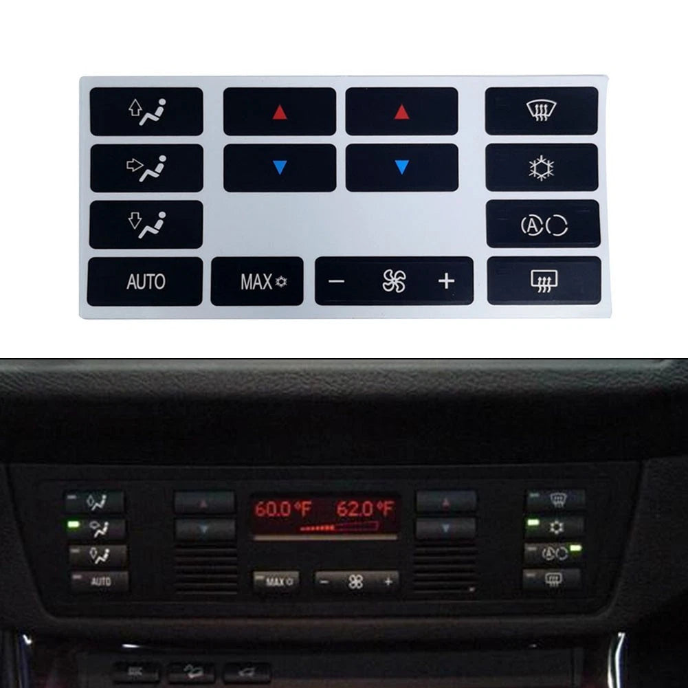 Black Decal Sticker for Car Interior