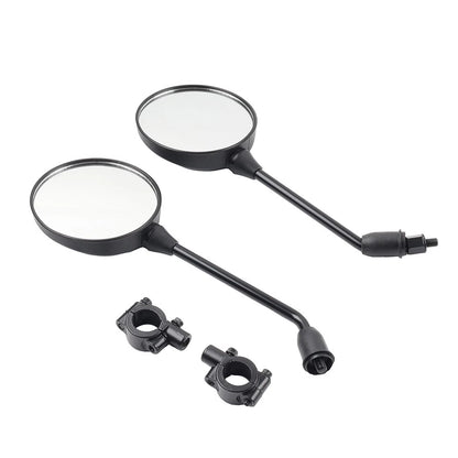 8mm Round Rearview Mirrors for ATV Motorcycle Scooter (Universal Fit)
