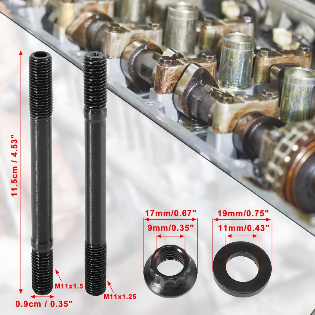 Cylinder Head Stud Set Replacement for BMW E36 325i 2.5L 6 Cyl (1992–1999)