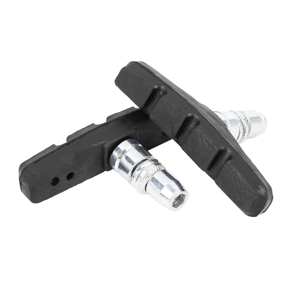 Brake Pads Set Black Rubber 6mm for Mountain Bike Bicycle (2 Pack)