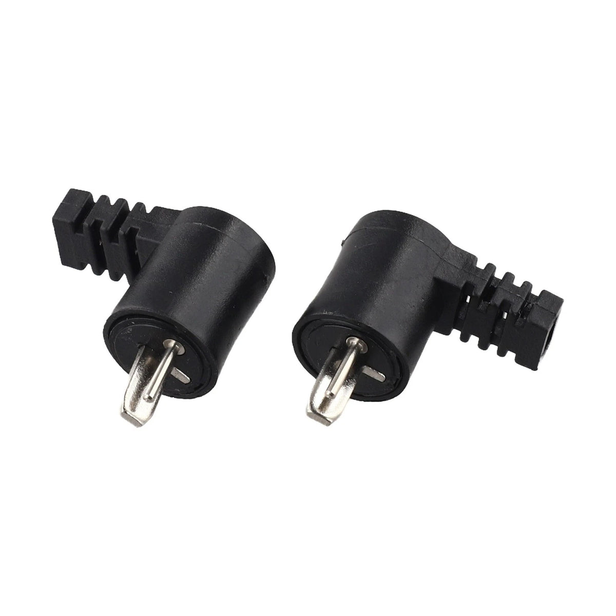 2X Right Angle HiFi Speaker Cable Connector for Professional Grade Audio