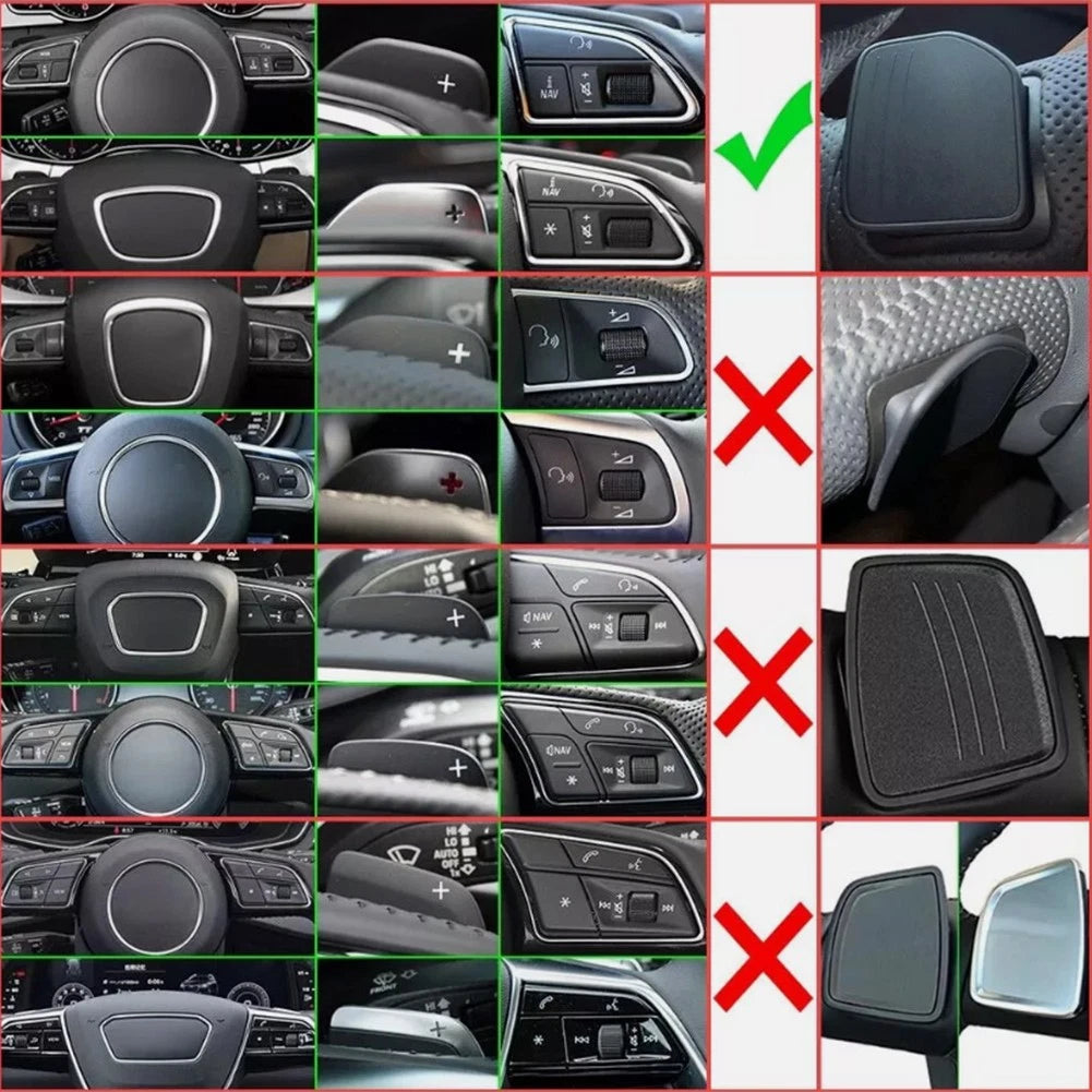 Steering Wheel Shift Paddle Extension for Audi A3 A4 A5 A6 A7 A8 Q5 Q7 S3 S5 (2010–2023)