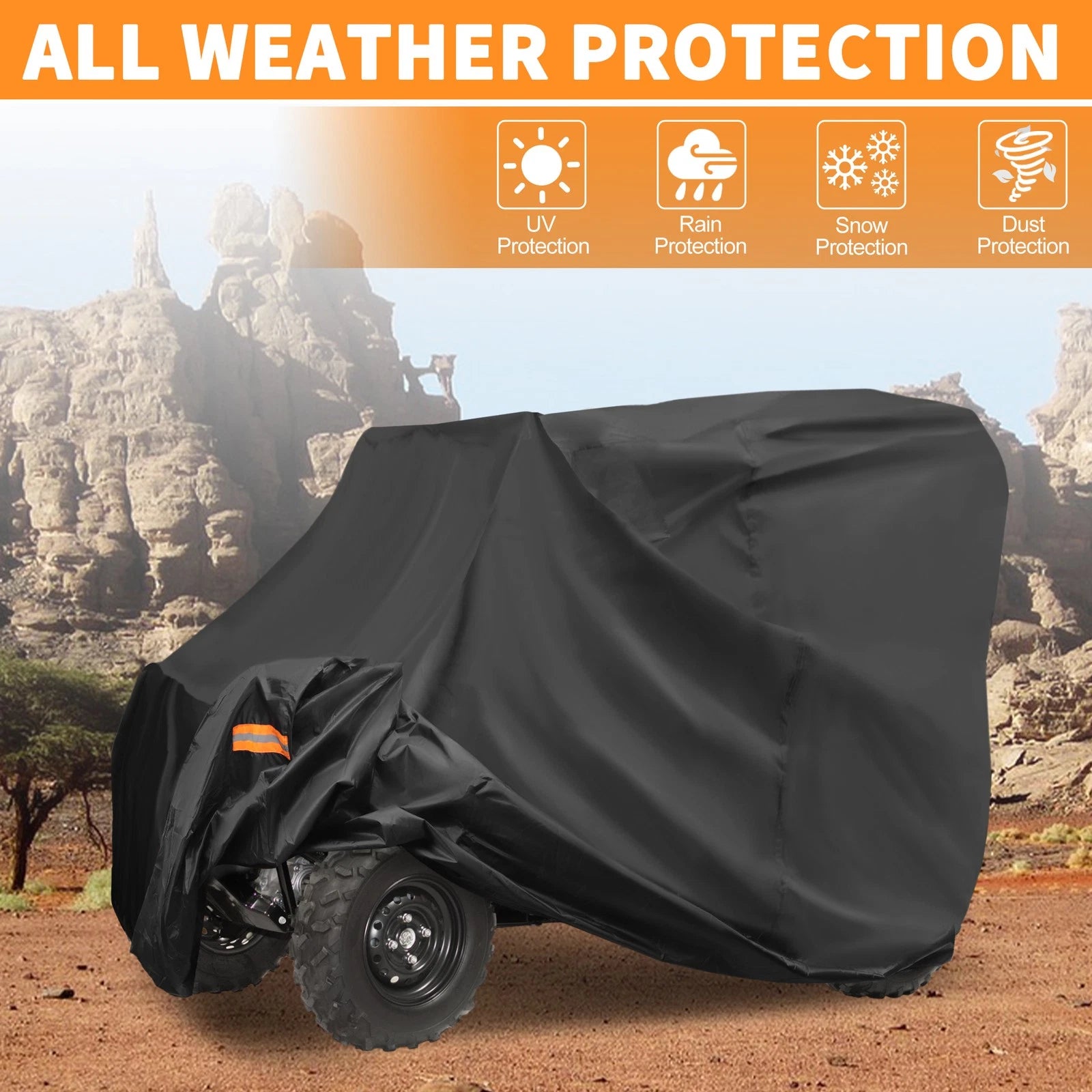 Waterproof UTV Side by Side Cover for Honda Pioneer 700 Black (2014–2018)