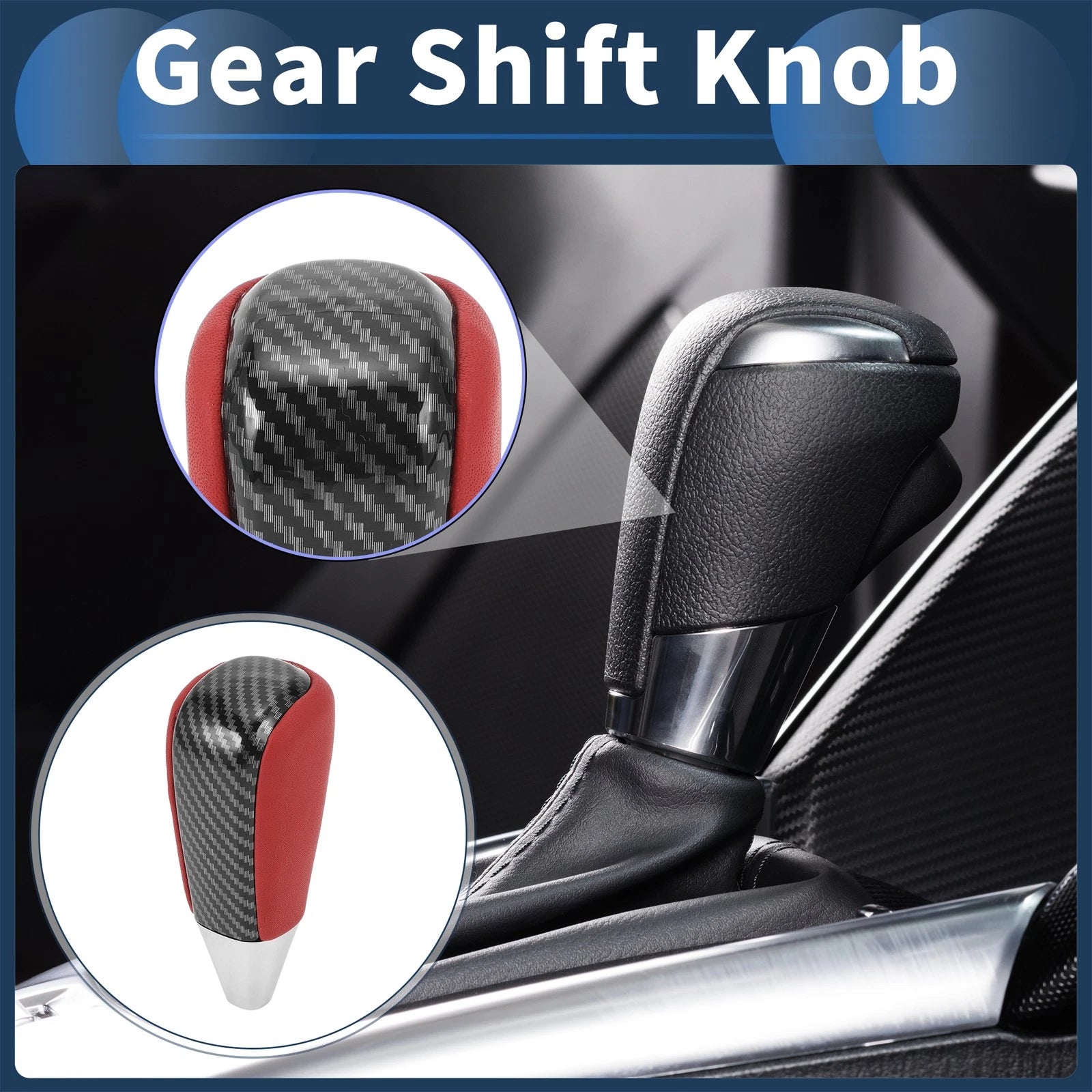 Automatic Gear Shifter Knob Replacement for Toyota Land Cruiser (2016–2021) Plastic