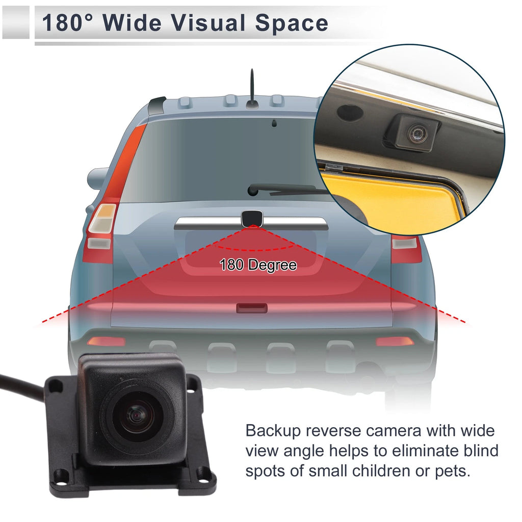Rear View Camera Backup for Hyundai Sonata (2015–2017) 120-180 Degree