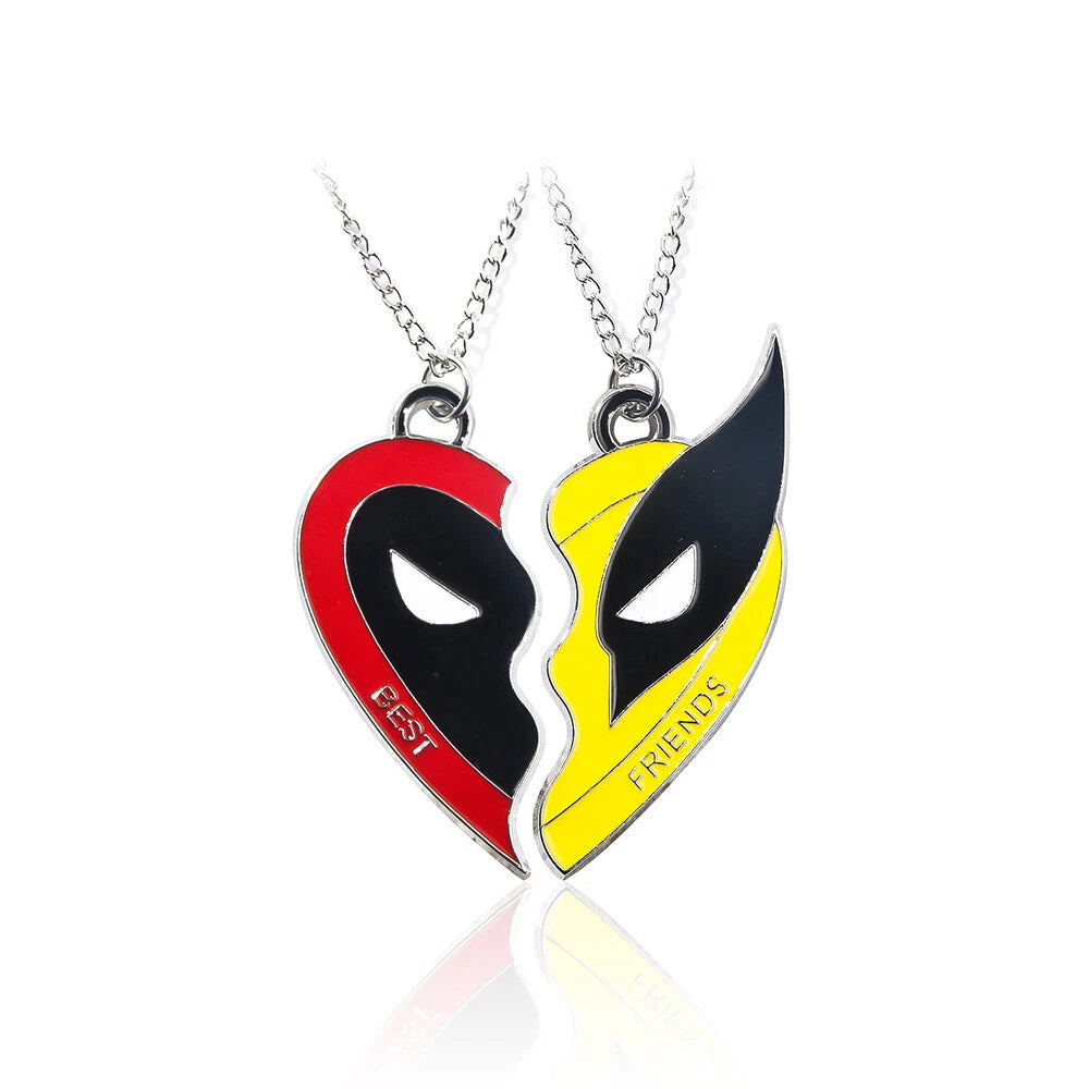 2X Deadpool Heroes Necklace for Boys and Girls