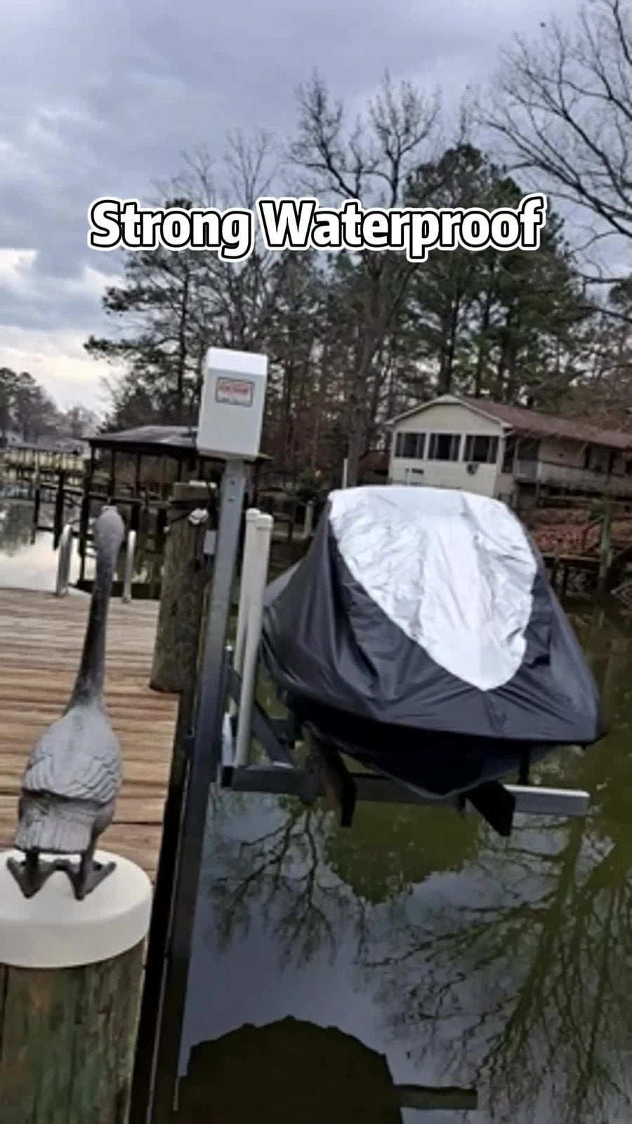 Trailerable Jet Ski Cover for Universal Fit (135''-145'')