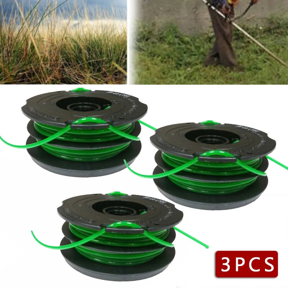 3 Pack Replacement Spools for Black And Decker GH1000/GH2000/GH1100 # DF-080-3