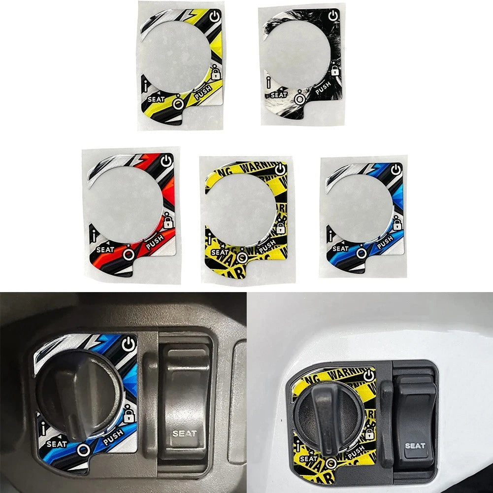 Decorative Gel Sticker for Honda Click 150i Ignition Key Holder Cover A B C