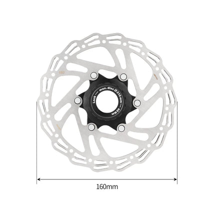 160mm Bicycle Disc Brake Pads Center Lock Design Heat Dissipation Steel