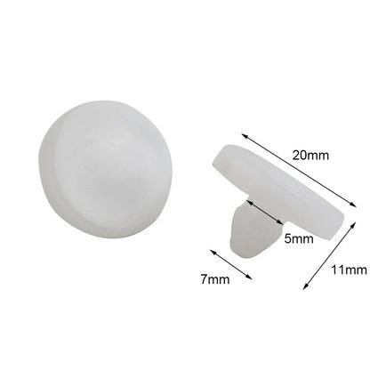 2 Stop Lamp Limit Pad Rubber Pin Clips for Hyundai