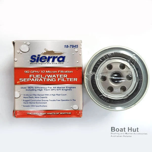 10 Micron Replacement Fuel Filter for Mercury Sierra (35-802893Q, 18-7945)