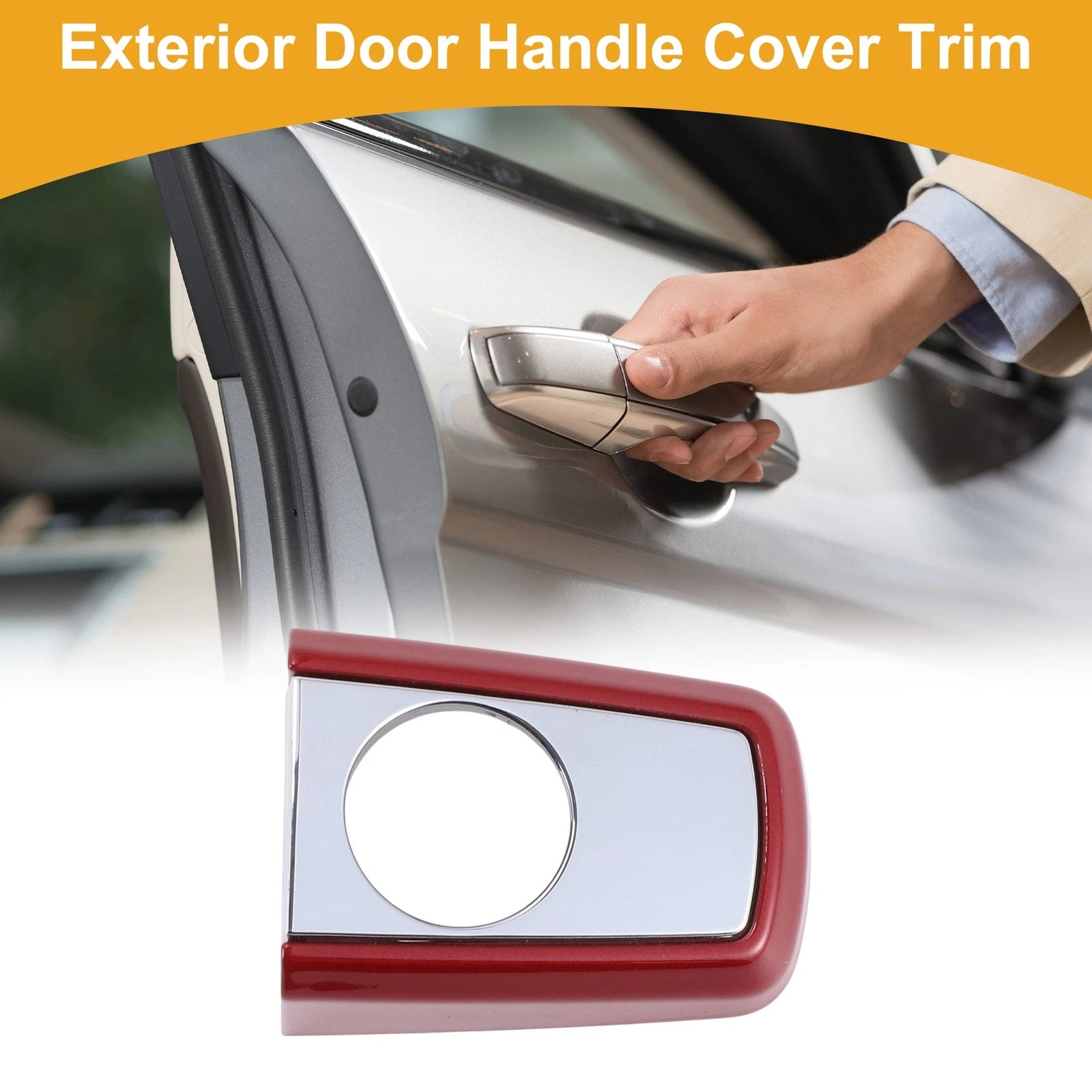 Exterior Door Handle Cover Trim Replacement for Buick Regal LaCrosse Encore