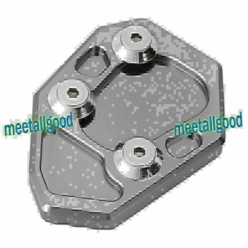 Kickstand Pad for BMW S1000RR (2010–2014) - Enlarged Side Stand Plate, Grey