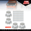 33mm Chrome Wheel Hubcap Kit for Semi Truck