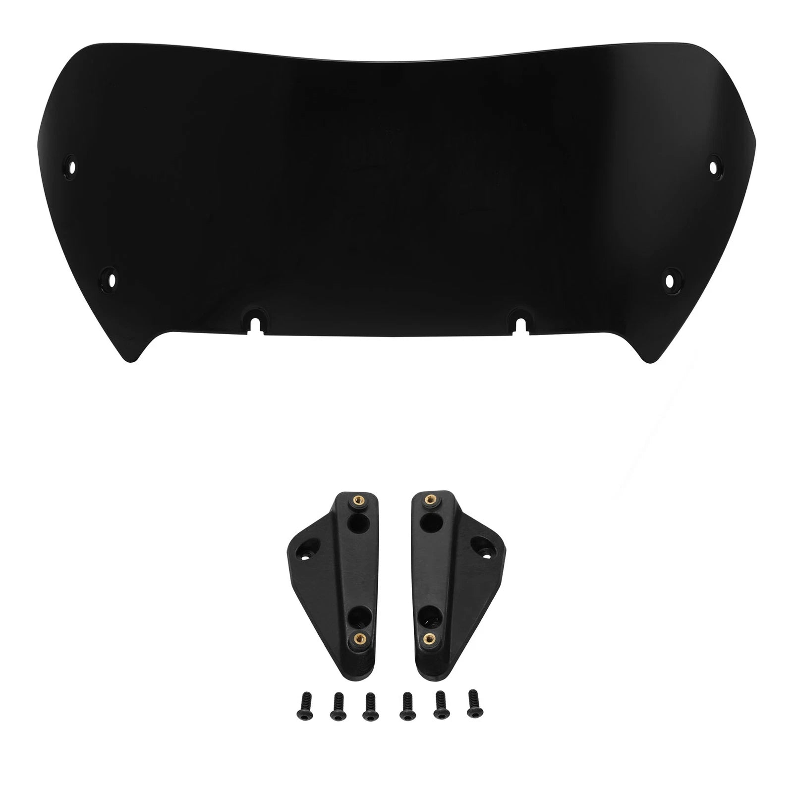 Black Windshield & Bracket Mounts for Harley CVO Road Glide (2023–2026)