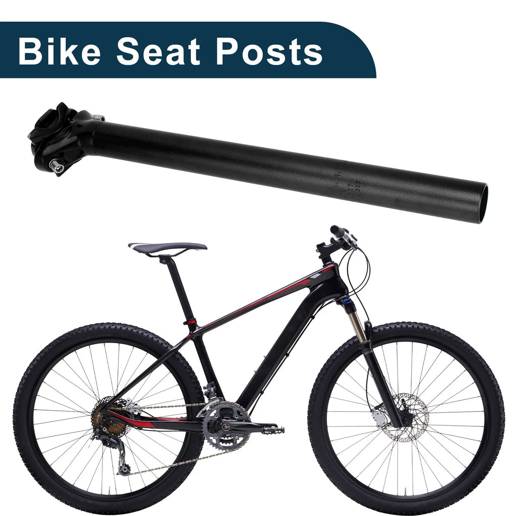 Seat Post Clamp 28.6x350mm Adjustable Angle for Bike MTB Road (2000–2026)