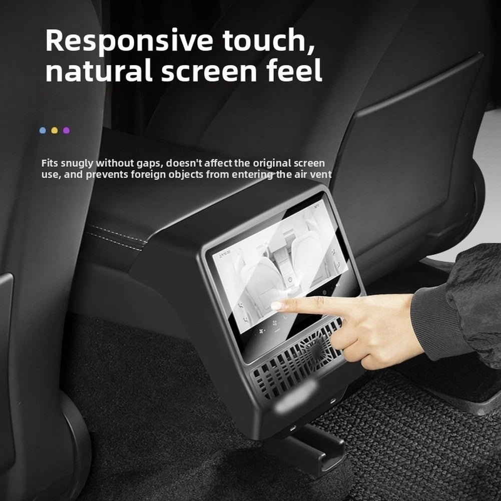 Rear Air Vent Cover & Tempered Glass Protector for Model Y3
