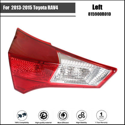 Tail Light Assembly for Toyota RAV4 (2013–2015) Left Rear Inner Halogen Red