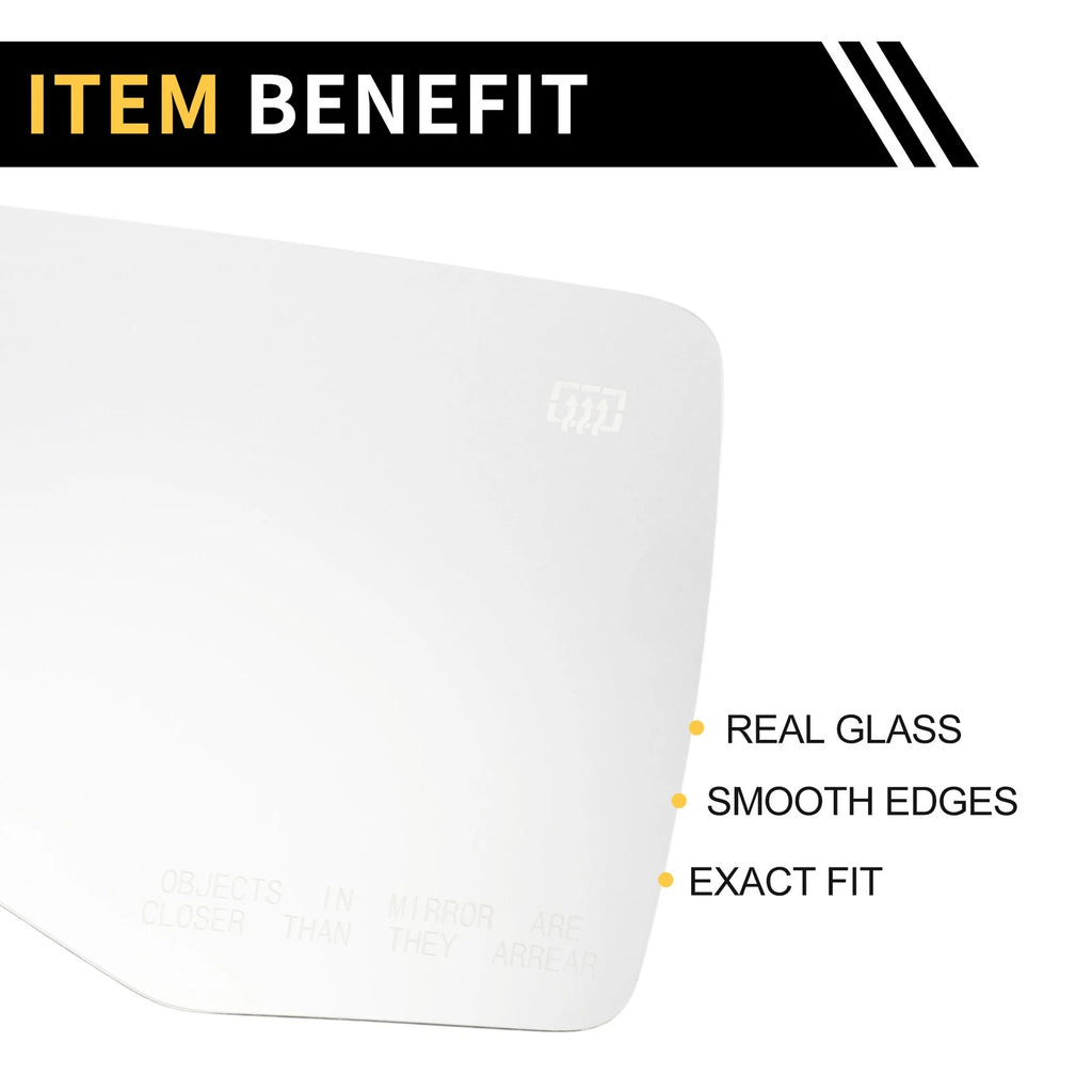 Right Side Mirror Glass Replacement for Ford Explorer (2006–2010)