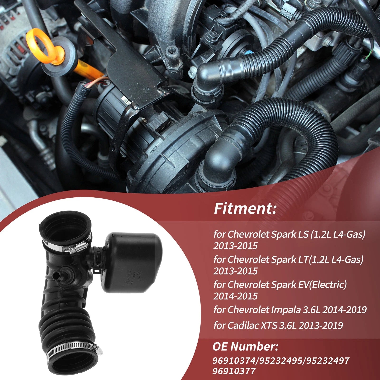Air Cleaner Outlet Duct Hose for Chevrolet Spark (2013–2015)