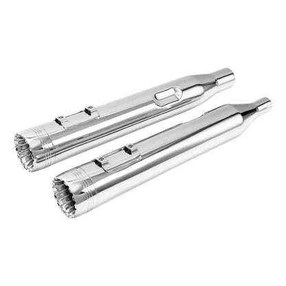 4" Slip On Straight Mufflers Exhaust for Harley Road Street Glide (2017–2025)